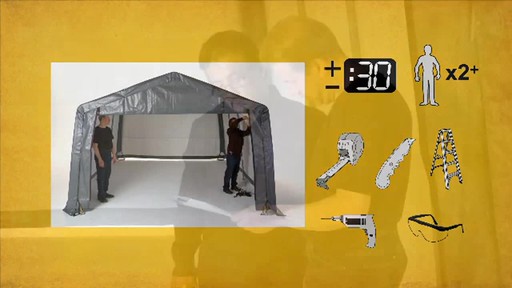 Shelter Logic Pull-Eaze Roll-up Door Kit - image 1 from the video