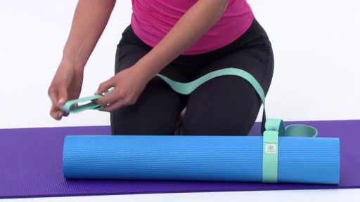 Gaiam Easy Cinch Yoga Mat Sling - image 4 from the video
