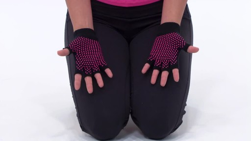 Gaiam Super Grippy Yoga Gloves     - image 2 from the video