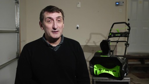 Greenworks 80V Brushless Snowthrower - Tony's Testimonial - image 4 from the video