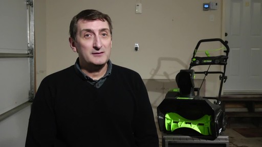 Greenworks 80V Brushless Snowthrower - Tony's Testimonial - image 5 from the video