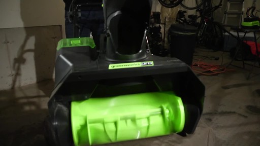 Greenworks 80V Brushless Snowthrower - Tony's Testimonial - image 7 from the video