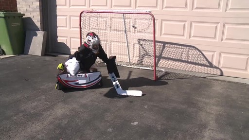 Vaughn Street Hockey Goalie Pads, Senior - Jeremy's Testimonial - image 8 from the video