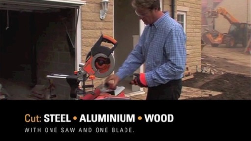 Evolution Multi-Purpose Sliding Mitre Saw, 10-in - image 7 from the video