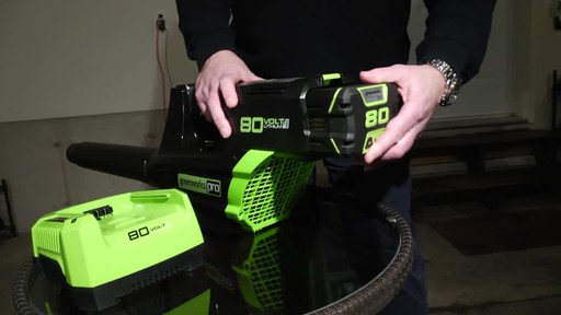 Greenworks 80V Leaf Blower - Tony's Testimonial - image 7 from the video