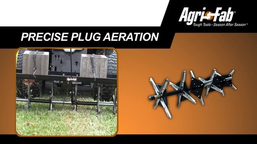 Agri Fab 48-in Plug Two Aerator - image 3 from the video