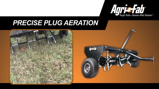 Agri Fab 48-in Plug Two Aerator - image 4 from the video