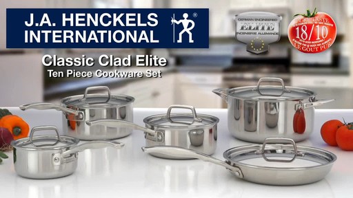 Henckels Clad Cookware Set, 10-pc - image 10 from the video