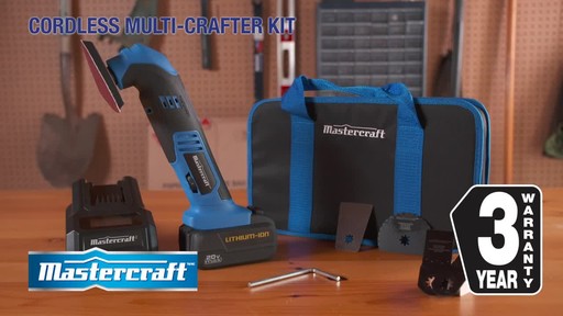 Mastercraft 20V Max Multi-Tool with Accessories - image 10 from the video
