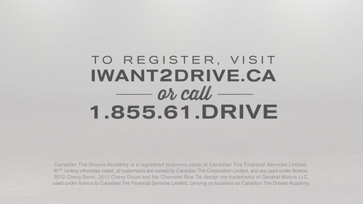Canadian Tire Drivers Academy - I Want To Drive - image 10 from the video