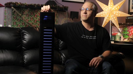 NOMA Direct Current Tower Fan - Mike's Testimonial - image 5 from the video