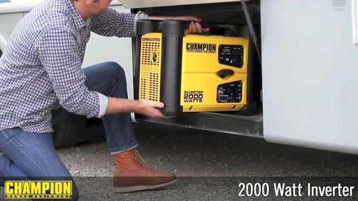 Champion 2000W Inverter Generator - image 1 from the video