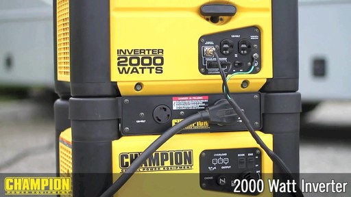 Champion 2000W Inverter Generator - image 10 from the video