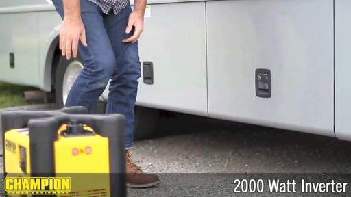 Champion 2000W Inverter Generator - image 2 from the video