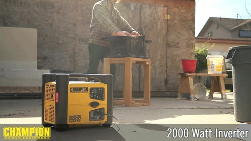 Champion 2000W Inverter Generator - image 4 from the video