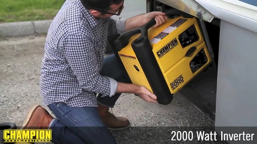 Champion 2000W Inverter Generator - image 8 from the video