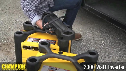 Champion 2000W Inverter Generator - image 9 from the video