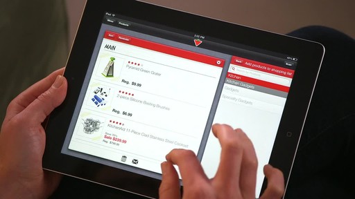 Canadian Tire iPad app: Sales Alert Feature - image 7 from the video