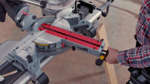 MAXIMUM Dual Bevel Sliding Mitre Saw, 12-in - image 3 from the video