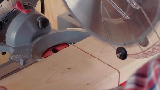 MAXIMUM Dual Bevel Sliding Mitre Saw, 12-in - image 7 from the video