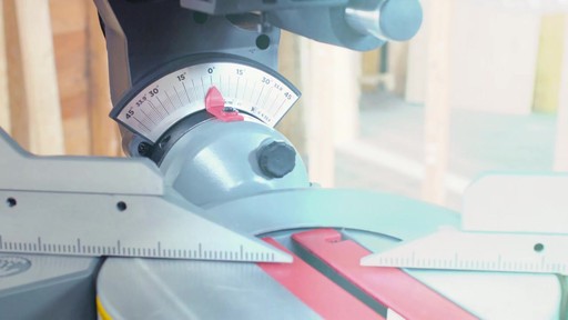 MAXIMUM Dual Bevel Sliding Mitre Saw, 12-in - image 9 from the video
