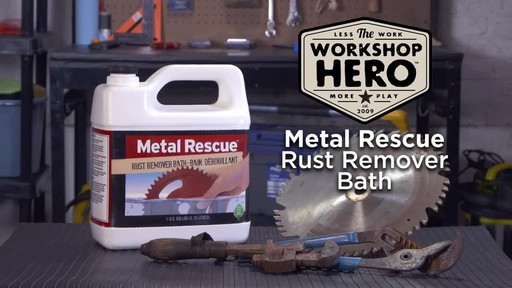Workshop Hero Metal Rescue Rust Remover Bath - image 10 from the video