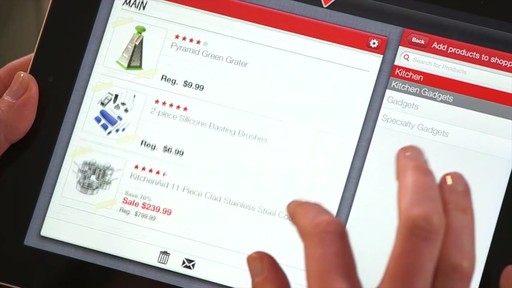 The Canadian Tire iPad app: Tips and Features - image 5 from the video