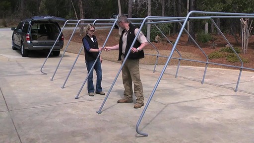 Assembling ShelterLogic Garage - image 3 from the video