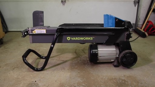 Yardworks 5-Ton Duo Cut Electric Log Splitter with pedal- Francis' Testimonial - image 1 from the video