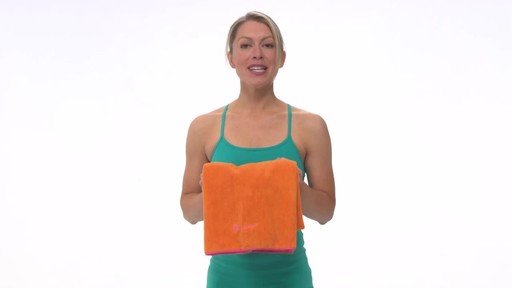 Gaiam Thirsty Yoga Mat Towel - image 10 from the video