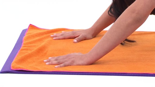 Gaiam Thirsty Yoga Mat Towel - image 4 from the video