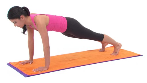 Gaiam Thirsty Yoga Mat Towel - image 6 from the video