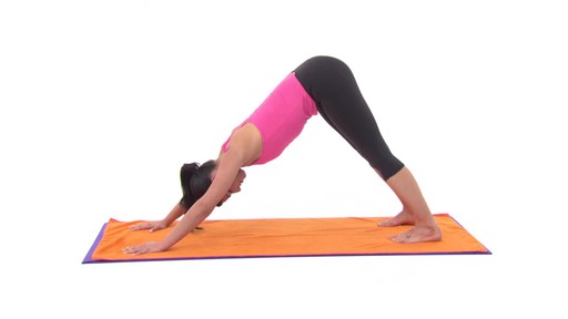 Gaiam Thirsty Yoga Mat Towel - image 8 from the video