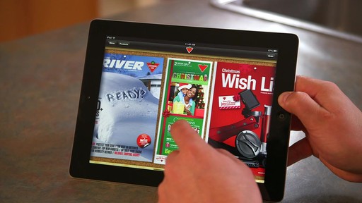 Canadian Tire iPad app: Flyer Preview Feature - image 2 from the video