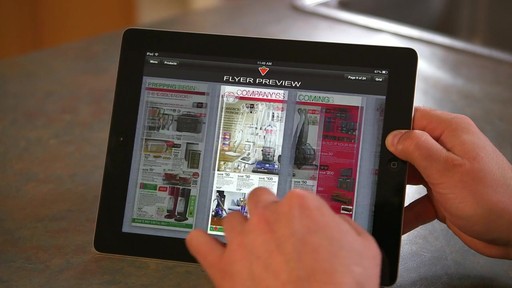 Canadian Tire iPad app: Flyer Preview Feature - image 6 from the video