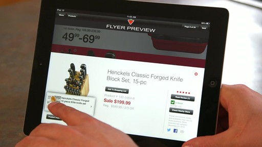 Canadian Tire iPad app: Flyer Preview Feature - image 8 from the video