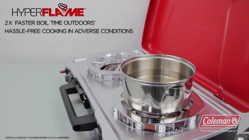 Coleman 2-Hyper Flame Camp Stove & Grill - image 8 from the video