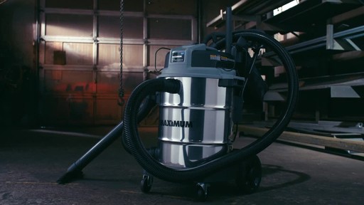 MAXIMUM Stainless Steel Wet Dry Vacuum, 53 L - image 10 from the video