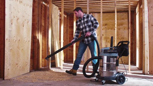 MAXIMUM Stainless Steel Wet Dry Vacuum, 53 L - image 2 from the video