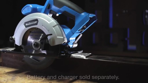Mastercraft 20V Max Lithium-Ion Cordless Circular Saw - image 4 from the video
