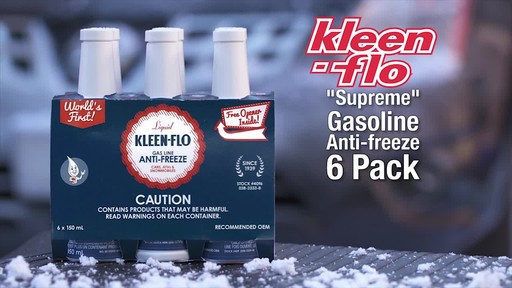 Kleen-Flo Premium Gas-Line Anti-Freeze, 6-pk - image 1 from the video