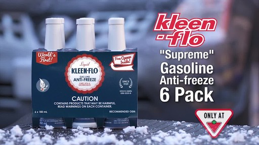 Kleen-Flo Premium Gas-Line Anti-Freeze, 6-pk - image 10 from the video