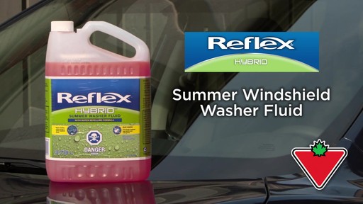 Reflex Hybrid Summer Washer Fluid - image 1 from the video