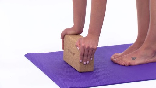 Gaiam Eco Cork Yoga Brick - image 6 from the video