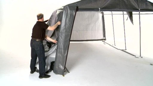 Shelter Logic Garage-In-A-Box Replacement Cover Kit - image 4 from the video