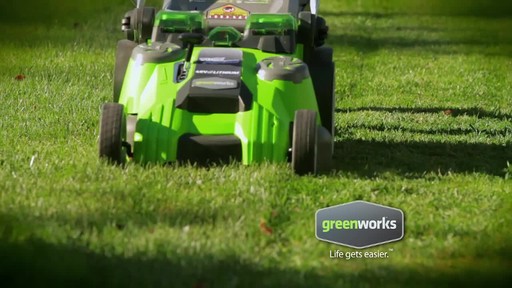 GreenWorks TwinForce 40V 20-in Lithium Cordless Mower - image 2 from the video