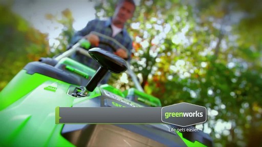 GreenWorks TwinForce 40V 20-in Lithium Cordless Mower - image 4 from the video