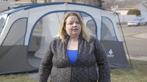 Woods Klondike Cabin Tent - Laura's Testimonial - image 8 from the video