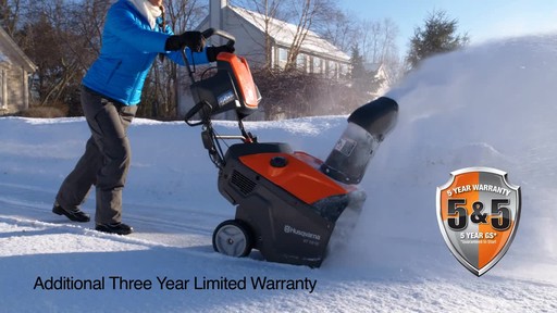 Husqvarna Single Stage Snowblower - image 9 from the video