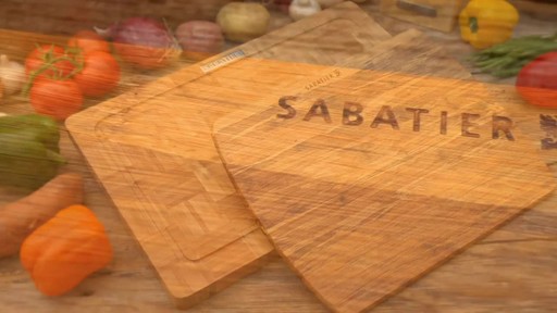 Sabatier Bamboo Cutting Board - image 2 from the video